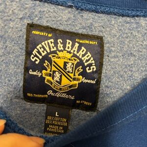 Steve & Barry's Duke Royal Blue vintage sweatshirt with embroidered on letters.